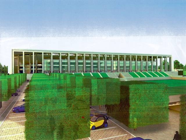 Widok od strony dzisiejszego boiska