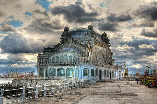 Art Nouveau w Rumunii, wystawa w Muzeum Architektury. Na zdjęciu Kasyno (Cazino), proj. Daniel Renard, 1907-10, Constanta Art Nouveau w Rumunii, wystawa w Muzeum Architektury. Na zdjęciu Kasyno (Cazino), proj. Daniel Renard, 1907-10, Constanta