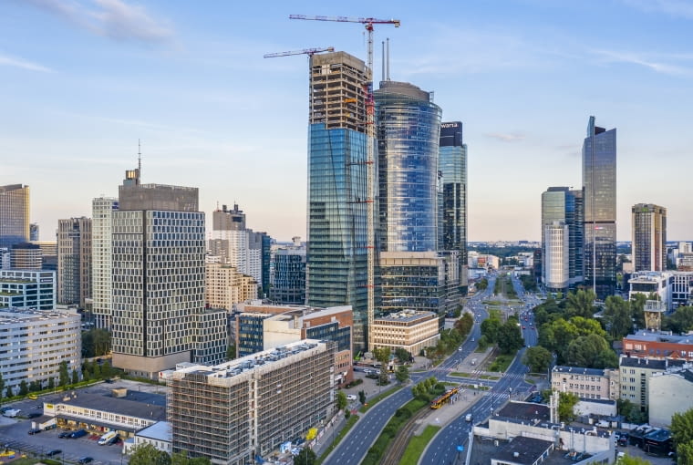 Budowa The Bridge w Warszawie