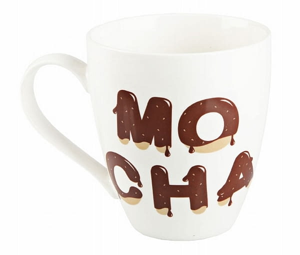 Kolekcja "Czekoladowy Raj" w sklepach Empik - kubek z napisem MOCHA: 14,90 zł. Empik, gadżety, nowości, czekoladowy raj, w Empiku