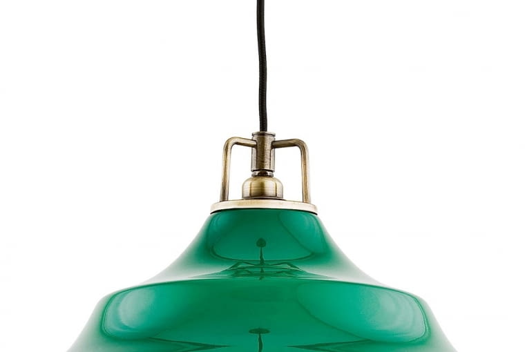 Lampa wisząca, metal i szkło Leroy Merlin