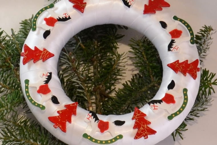 wianek świąteczny, dekoracje świąteczne, Boże Narodzenie