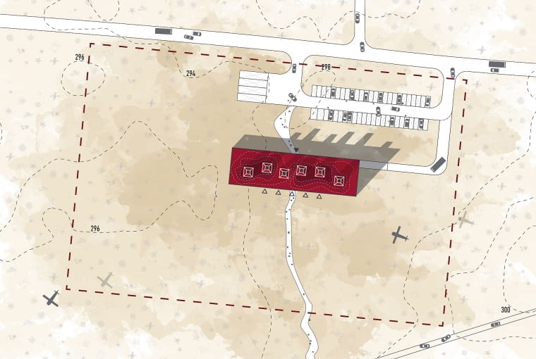 Muzeum Wulkanu na Islandii. Proj. Natalia Kędziorek, Bartosz Karasiński i Dawid Krzeszowiec