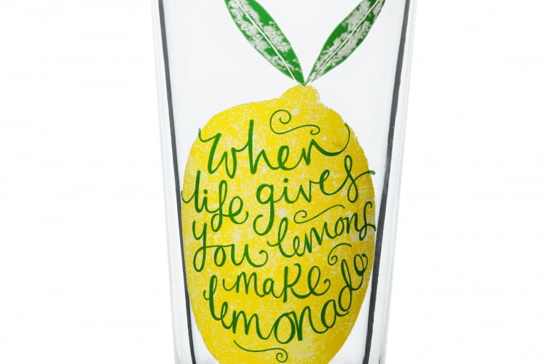 F&F Home: szklanka Lemonade, 3,99 zł Letnie dekoracje od F&F Home