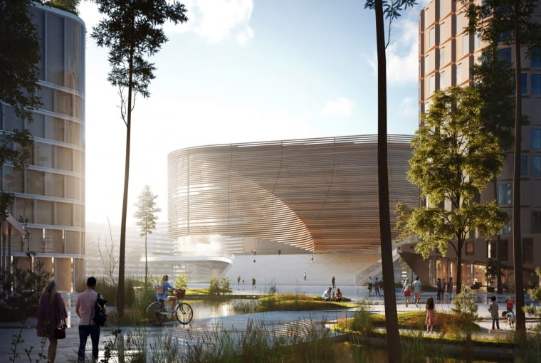 Projekt zabudowy dzielnicy Nygardstangen w Bergen Projekt zabudowy dzielnicy Nygardstangen w Bergen