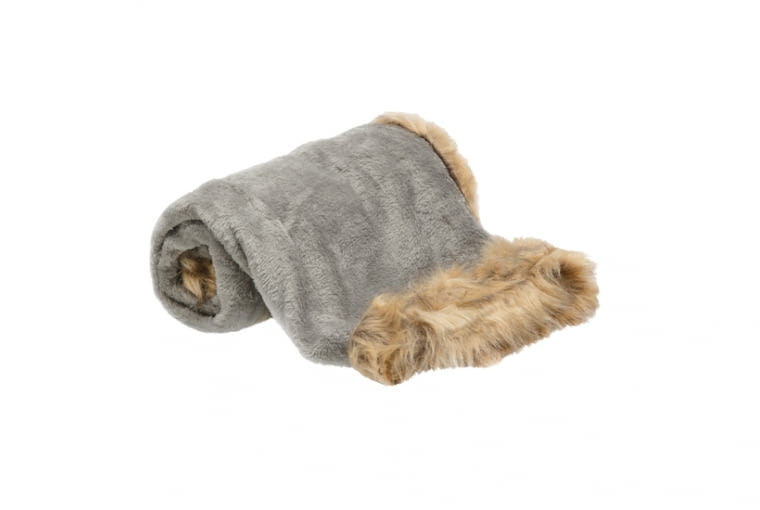 Koc LAYAN SZARY 130x160 cm 69,90zł