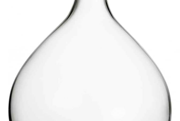 H&M Home: duży szklany wazon ( wysokość 26 cm). Przeceniony z 49,90 zł na 23,90 zł. H&M Home, akcesoria, dodatki