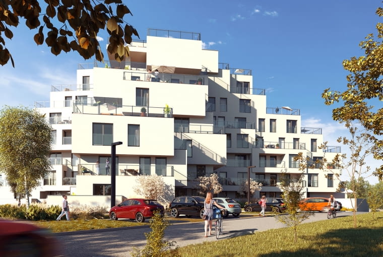 Apatramenty Wywrockiego 11 w Rzeszowie. Proj. MWM Architekci Apatramenty Wywrockiego 11 w Rzeszowie. Proj. MWM Architekci