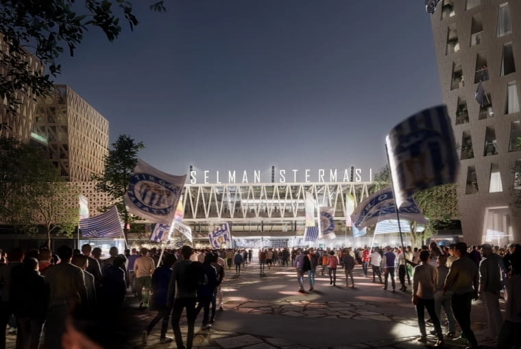 Stadion im. Selmana Stërmasiego w Tiranie. Proj. OMA Stadion im. Selmana Stërmasiego w Tiranie. Proj. OMA