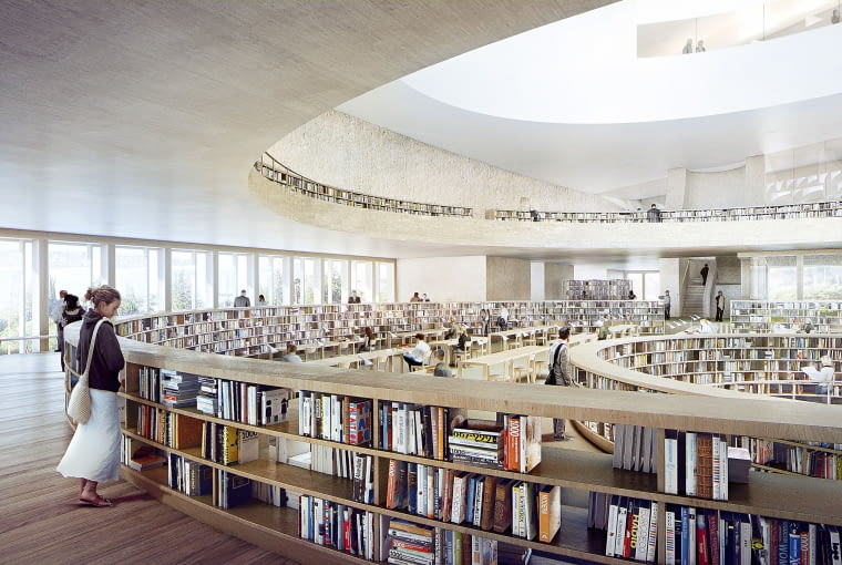 Biblioteka Narodowa Izraela w Jerozolimie. Proj. Herzog & de Meuron Biblioteka Narodowa Izraela w Jerozolimie. Proj. Herzog & de Meuron