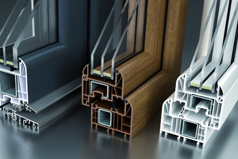 Propozycja 2. System: MSevolution [82] 105 mm; 6-komorowe profile PVC SALAMANDER bluEvolution 82 klasy A o szerokości 82 mm, trzy uszczelki w ramie Kolor: biały Pakiet szybowy: 4T/16Ar/4/16Ar/4T (44); Ug = 0,5 W/(m2K), g = 53; Uw = 0,84-0,99 W/(m2K) Cena: 10207,54 zł