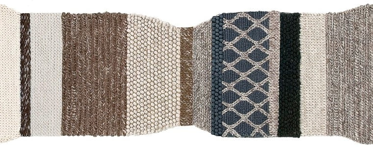 W stylu tego wnętrza: Chodnik, wełna, 100 x 400 cm, na zamówienie esencjadesign.pl