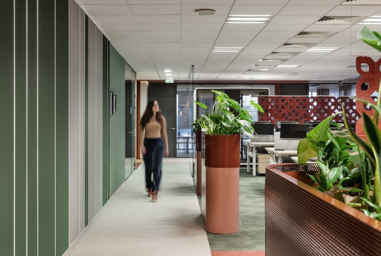 Biuro firmy Bayer w Olivia Centre. Proj. Design Anatomy