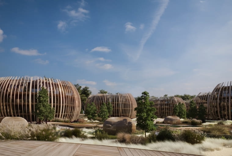 Kompleks apartamentowo-hotelowy na Wyspie Sobieszewskiej. Proj. Paulina Czurak-Czapiewska, Ideograf Kompleks apartamentowo-hotelowy na Wyspie Sobieszewskiej. Proj. Paulina Czurak-Czapiewska, Ideograf