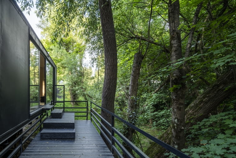 Offroadhouse we Wrzeszczynie. Proj. Józef Franczok (współzałożyciel pracowni PORT) Offroadhouse we Wrzeszczynie. Proj. Józef Franczok (współzałożyciel pracowni PORT)