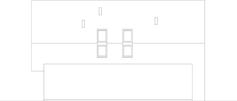 Mały dom z cegły w Kozłowie - elewacja. Proj. Inostudio