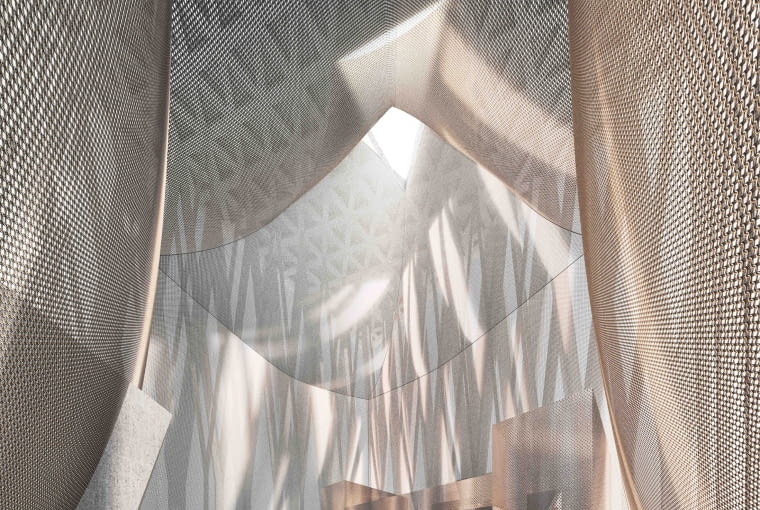 Dom Abrahama w Abu Zabi - synagoga. Proj. Adjaye Associates Dom Abrahama w Abu Zabi - synagoga. Proj. Adjaye Associates
