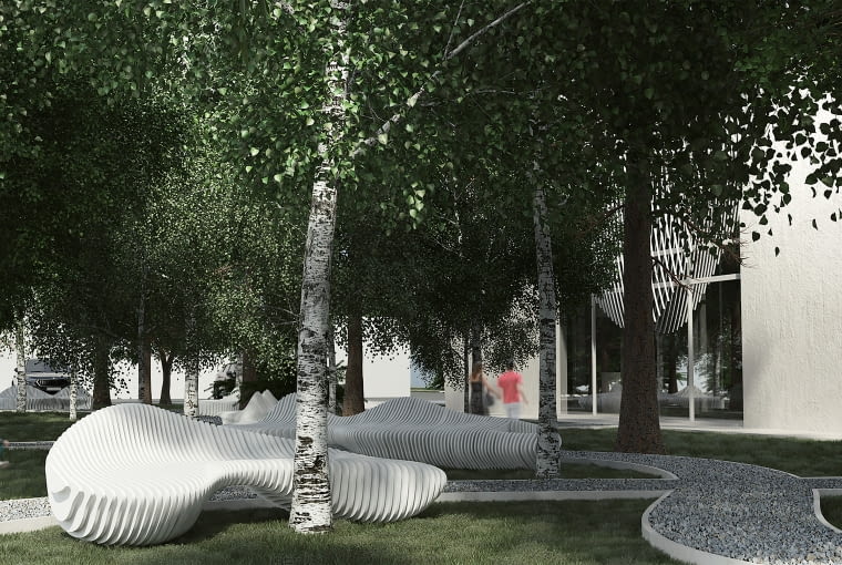 Budynek Miejsko-Gminnej Biblioteki Publicznej w Bełżycach. Proj. GK-Atelier