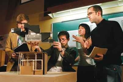 Studencka inscenizacja sztuki 'Private Jokes, Public Spaces' film, architektura, teatr, frank gehry, oren safdie