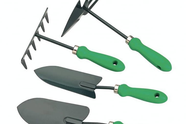 łopatki, grabki, motyka