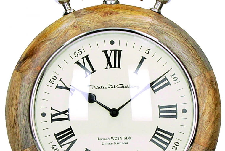 NATIONAL GALLERY, metal, drewno i szkło, śr. 32 cm, 447 zł, dekoria.pl