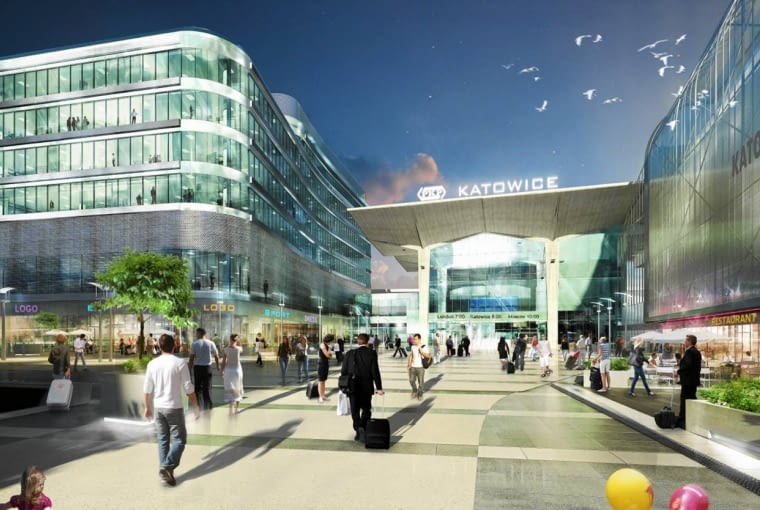 WIZUALIZACJA DWORZEC PKP KATOWICE