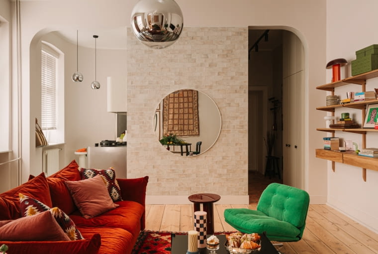 Mieszkanie w Łodzi. Proj. Hanna Pietras