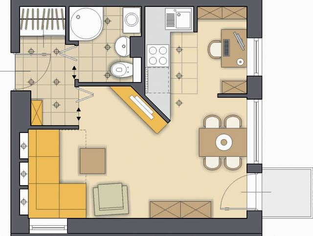 Projektowanie wnętrz. Rozwiązanie 2 Projektowanie wnętrz. Rozwiązanie 2