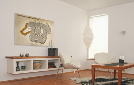 Obraz "Telefon retro" Twórczywo, obraz