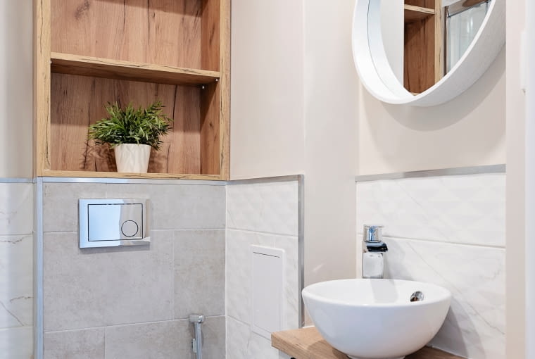 Wąska łazienka Wąska łazienka