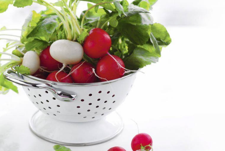 Odmiany o okrągłych zgrubieniach, jednolicie czerwonych i o białym niezbyt ostrym miąższu są najbardziej lubiane. Największa - 'Goliath F1' osiaga średnicę 7 cm.