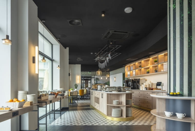 Wnętrza restauracji Capri projektu pracowni Tremend Wnętrza restauracji Capri projektu pracowni Tremend