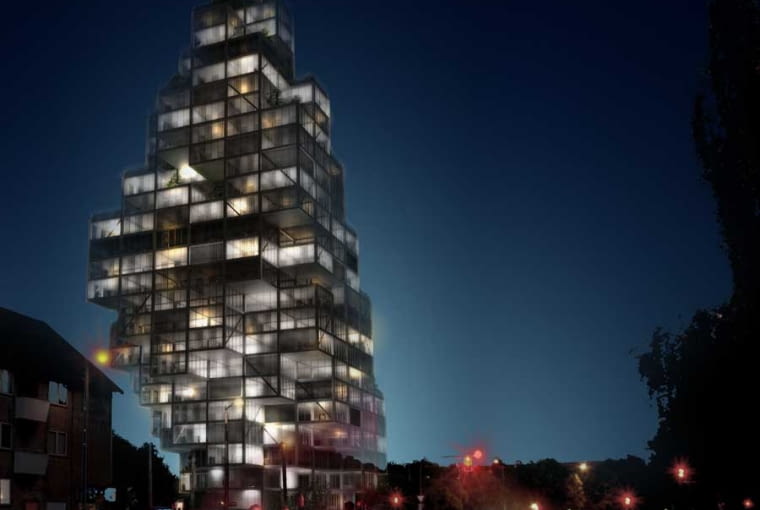 MVRDV, wieżowiec w Kopenhadze MVRDV, wieżowiec w Kopenhadze