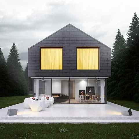 Elewacja zachodnia Elewacja zachodnia