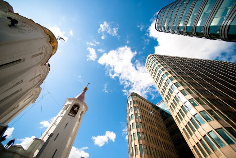 White Square Office Center - kompleks biurowców na Placu Białym w Moskwie. Proj. APA Wojciechowski White Square Office Center - kompleks biurowców na Placu Białym w Moskwie. Proj. APA Wojciechowski