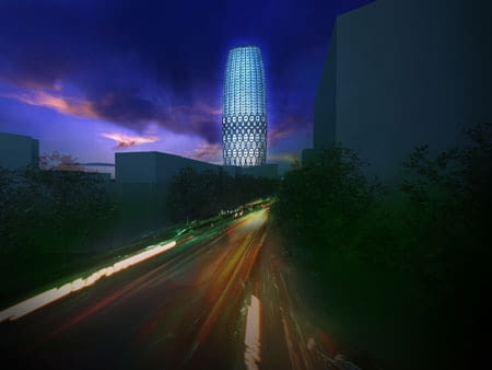 bukareszt, rumunia, zaha hadid, wieżowce, Dorobanti Tower