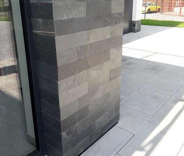 Płytki łupek Black Slate - naturalny