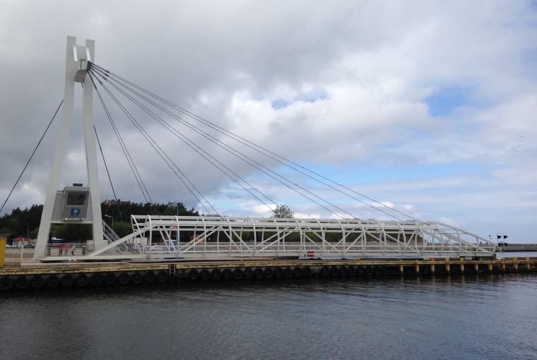 Kładka w Ustce Kładka w Ustce