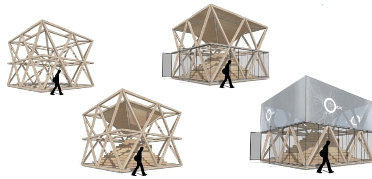 Praca konkursowa: "Baza oaza" Kolektyw Kwiatuchi, Stoprocent Architekci, Joanna Skórzyńska, Julia Skórzyńska-Ślusarek Praca konkursowa: "Baza oaza" Kolektyw Kwiatuchi, Stoprocent Architekci, Joanna Skórzyńska, Julia Skórzyńska-Ślusarek