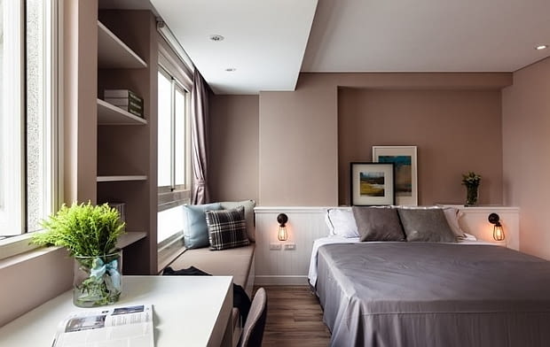 Mieszkanie w Taizhong - 74 m kw.; proj. Z-Axis Design Studio nowoczesne mieszkanie, nowoczesne wnętrze, jak wydzielić kuchnię, mieszkanie z otwartą kuchnią