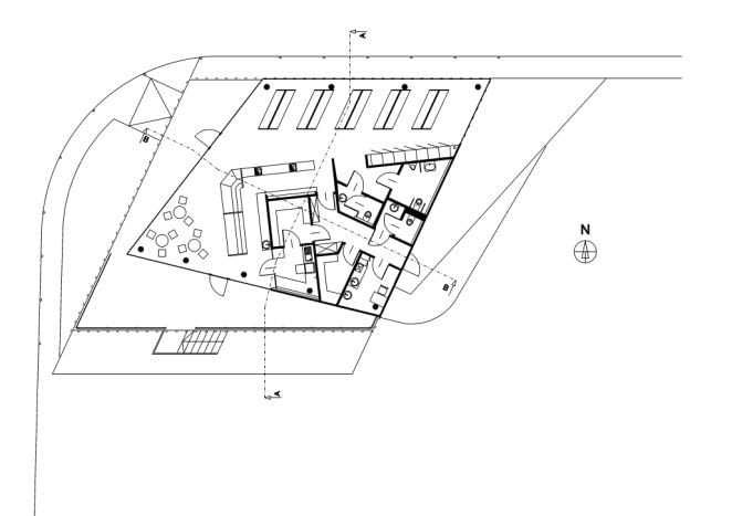Pawilon stacji paliw w Sierczy koło Wieliczki. Proj. Group_A Architects