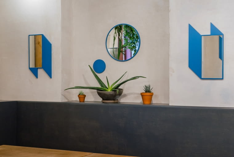 Bistro Rangji w Krakowie. Proj. Miastopracownia Bistro Rangji w Krakowie. Proj. Miastopracownia