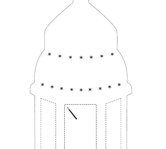 Szablon latarni do wycięcia w dyni Szablon latarni do wycięcia w dyni