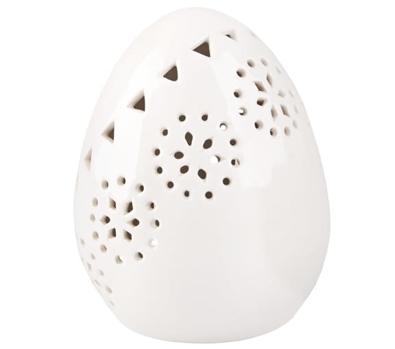 Empik: Porcelanowy zając z podświetleniem LED - 25,90 zł. święta, wielkanoc, jak ozdobić świąteczny stół, świąteczne dekoracje, wielkanocne dekoracje, empik, wielkanocny stół