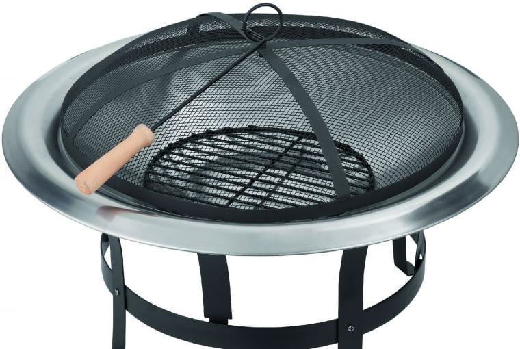 Palenisko Madryt/LEROY MERLIN Wykonane ze stali; średnica 75,5 cm, wysokość 45 cm. Cena: 349 zł, www.leroymerlin.pl