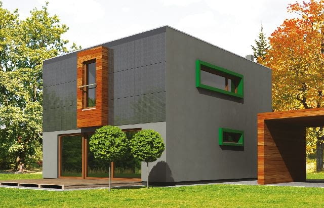 Elewacja od strony ogrodu image description