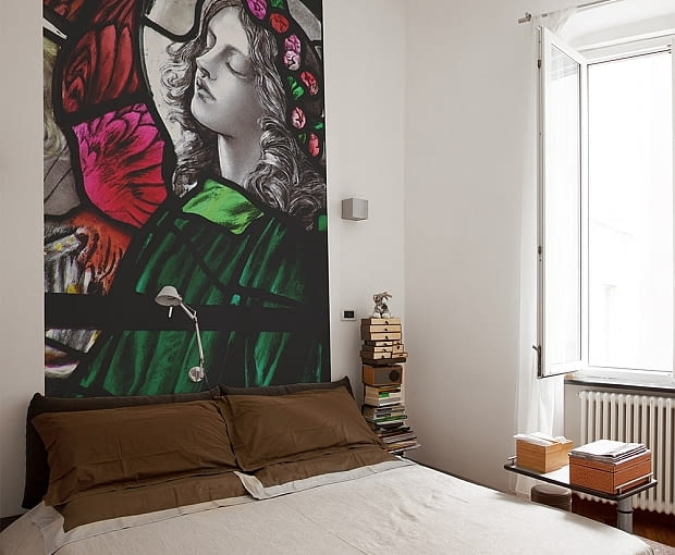 fotorapeta, witraż, sakralne motywy, design