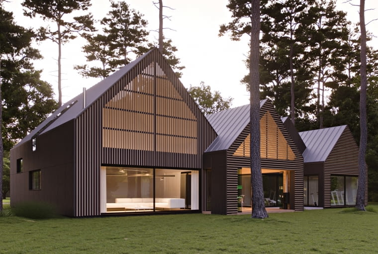 Dom letniskowy pod Bolimowem. Proj. Exterio