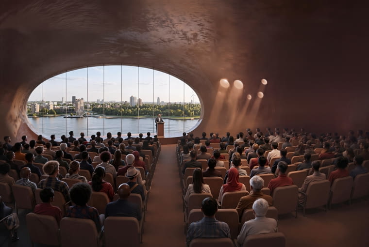 Shift Embassy w Rotterdamie. Proj. MVRDV
