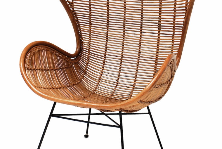 Fotel rattanowy, HK Living, 1979 zł, agamartin.pl
